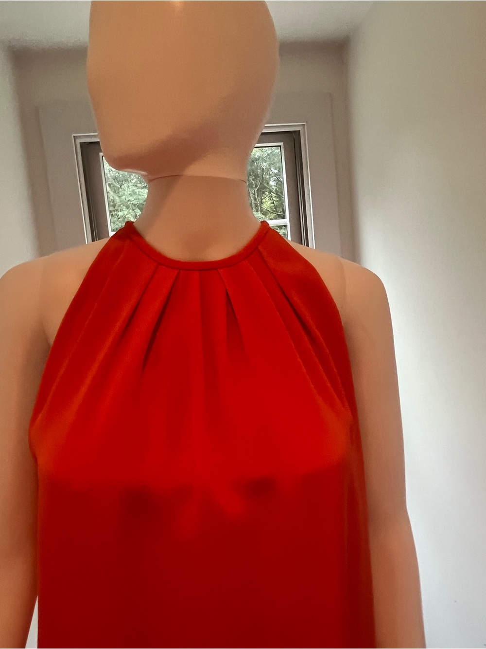 Celine by Phoebe Philo Bright Orange Halter Dress Size 8 - Picture 2 of 12
